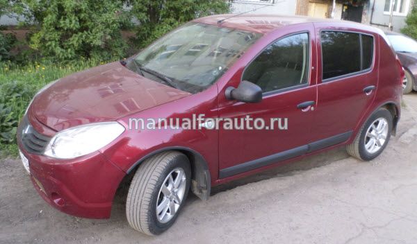 Установка сигнализации на Renault Sandero, Рено сандеро, StarLine B92 Dialog